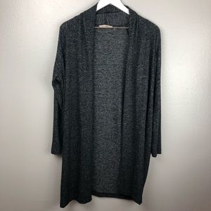 Soft Surroundings Gray Cozy Cabin Cardigan